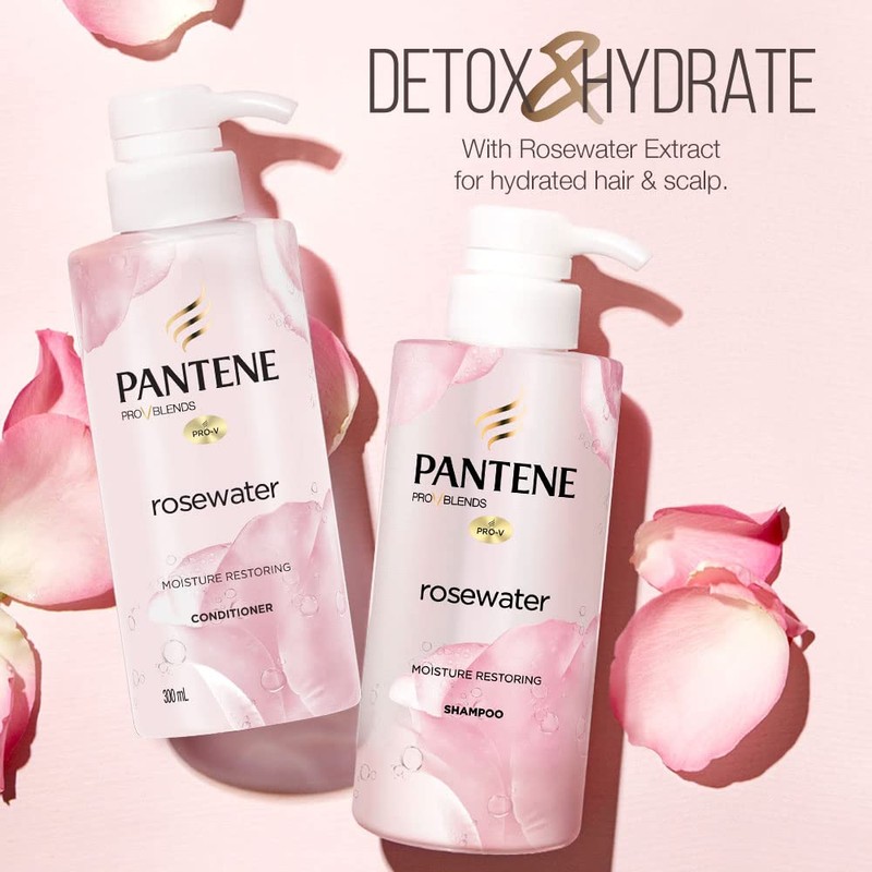 Pantene Pro-V Blends Micellar Rosewater Moisturising Conditioner: Restoring Moisture For