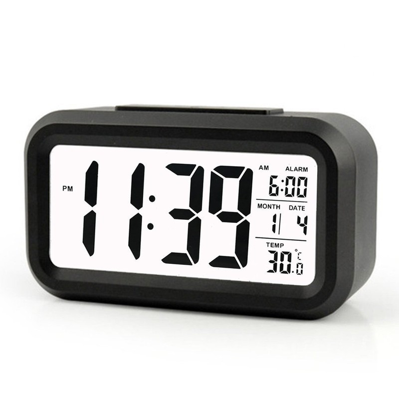 HONBAY Morning Clock,Low Light Sensor Technology,Soft Light That Won't Disturb