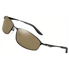 Boken-Oh Men's Polarized Sunglasses for Fishing 【Saba-e Planning/Ultra Lightweight Metal Frame】 Sports Sunglasses for Driving with Anti-Reflective Coating cool face