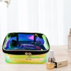 Holographic Clear Cosmetic Bags 2 pcs Transparent Iridescent Makeup Pouch