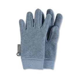Sterntaler Finger Gloves Unisex Children's Micro Fleece with Elastic Cuff Glove, blue