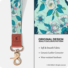 SENLLY Bracelet key chain short, original pattern design lanyard for keys, N018