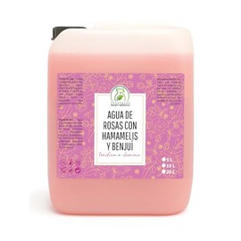 Agua De Rosas Con Hamamelis Y Benjuí Tónico Facial Productos Mart Mexico 5 Litros