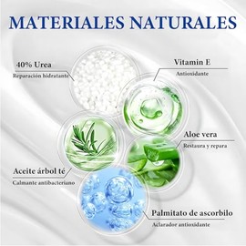 40%Crema Hidratante Urea,300g Crema para el Cuidado de Los Pies,Contiene pasta Reparadora Hidratante con Vitamina e Bueno para Restaura la Barrera Nat