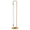 Dainolite Freya 1 Light LED Table Lamp Aged Brass