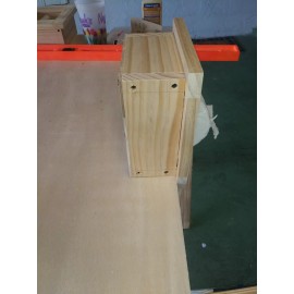 Pine In Wall Recessed Toilet Paper Holder Unfinished Paintable Pine Made in the USA!!