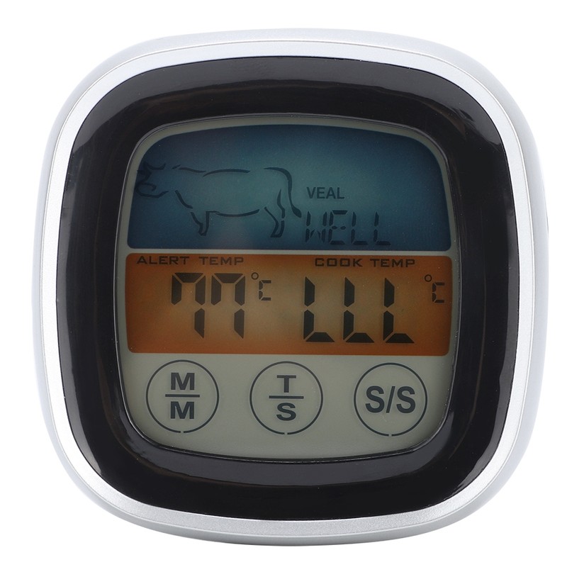 Touchscreen Electronic Thermometer Digital BBQ Oven Cooking Meat Thermometer for