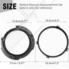 Vkinman 7 inch Round Headlight Mounting Retainer Bracket Ring Set