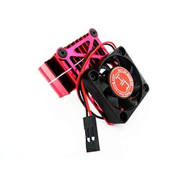 HOT-RACING MH550TE02 Red Multi Mount Fan Cool Heat Sink 36mm Motor