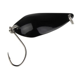 FTM Spoon Rock Blinker 4.2 g - Spoon Blinker for Spin Fishing, Trout Spoon, Trout Bait, Blinker for Trout Fishing, Colour: Black/UV Yellow