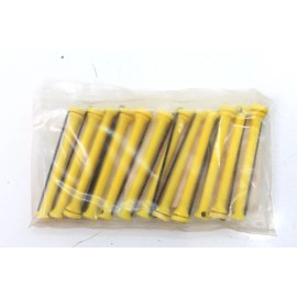 Unbranded Vintage Professional Yellow Cold Wave Perm Rods – 12ct- 5mm NOS   #97-1024