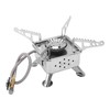 Foldable Camping Stove Light Weight Four Legged Design Safe Portable