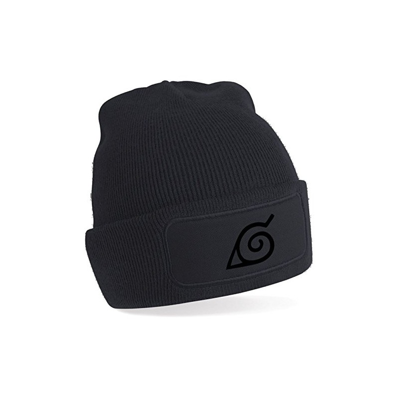 Konoha Leaf Beanie - Black Beanie