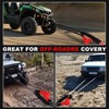 BCJCLTS Synthetic Soft Shackle & Winch Recovery Ring Kit, 1/2''