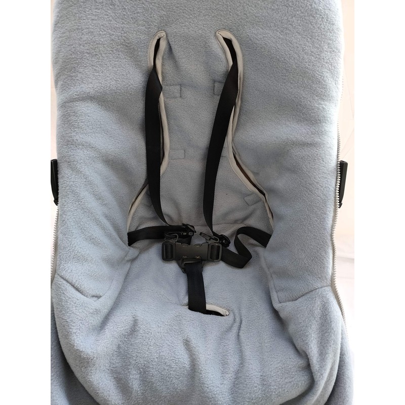 moon-bebe Universal cotton footmuff for pushchairs, brown