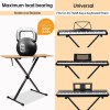 Unbranded Soporte para teclado Single-X, ancho y altura ajustables, soporte