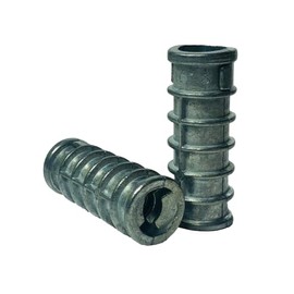 Qty 10 1/2" x 2" Lag Screw Shield Anchor Short Zinc Alloy 3/4" Hole for DIY Real Men