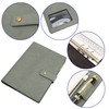 Wonderpool Leather Diary Refillable Notebook Spiral Journal Binder Portfolio -