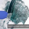 Ice Scraper with Gloves Thick Wool Gloves and Plastic Windshield