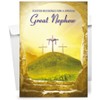 Great Nephew Religious Easter Card - Christian Easter Card -