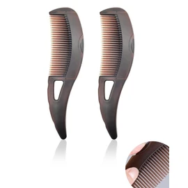 GAJUS Pack of 2 Anti-Dandruff Combs, Hollow Teeth Combs for Anti-Dandruff Scalp, Pressure Hair Combs with Scratching Handles, Scalp Care Combs for Men and Women
