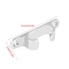 Qiilu 102MM Fairleader Boat Cleats Marine Mooring Cleats Stainless Steel