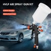 HVLP Pneumatic Paint Spray Gun Set 1.3mm Caliber Adjustable Auto