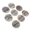 8Pcs Rhinestone Painting Coasters Assorted Style Strong Stickiness Odourless Coaster
