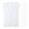 PATIKIL Luggage Tag Loops Pack of 100 PVC Luggage Loop