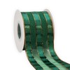XMLMSH Christmas Green Wired Edge Satin Ribbon,2-1/2 Inch 10 Meters