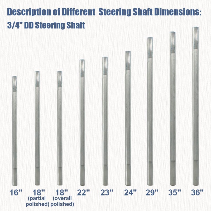 COOL STAR Single Steering Joints 3/4" Round x 3/4" Round