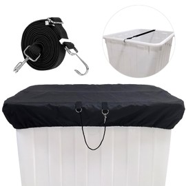Bucket Truck Bucket Cover24*50,Suitable for Bucket Truck,Bucket Cover,600D Waterproof Oxford Cloth,Sunshade Rainproof General Dustproof (24*50,Black)