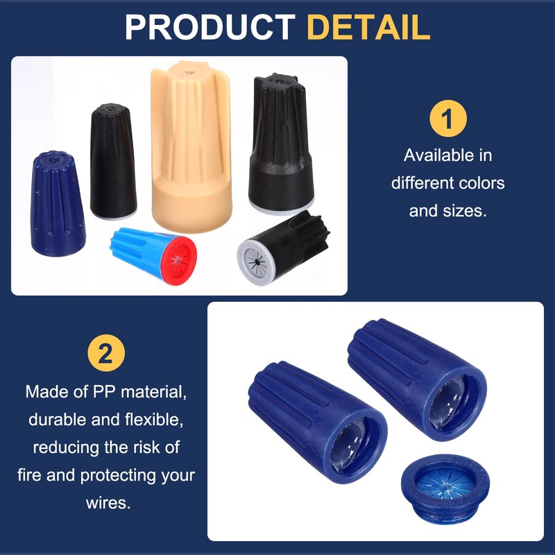 QUARKZMAN Pack of 30 Waterproof Wire Connectors, Cable Connection Terminals,