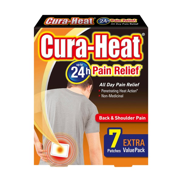 Cura-Heat Cura Heat - Back Pain, 7 Patches