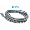 One 6ft Cat5e Snagless Unshielded PVC Ethernet Network Patch Cable,GREY