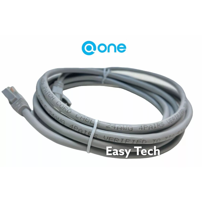 One 6ft Cat5e Snagless Unshielded PVC Ethernet Network Patch Cable,GREY