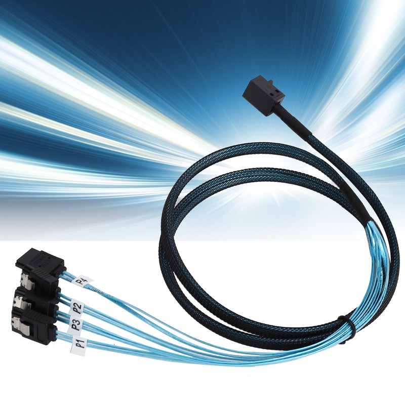 Mini SAS HD 12GB SFF‑8643 to 4 SATA LSI Adapter