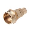 QIXIAMO 1/2" Adjustable Spray Misting Nozzles Brass Spray Head Agricultural