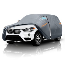 Large SUV Car Cover for Infiniti QX80 (2014-2026) 100% Waterproof All Weather, Heavy Duty Outdoor Full Exterior Covers Rain Sun Wind UV Protection.