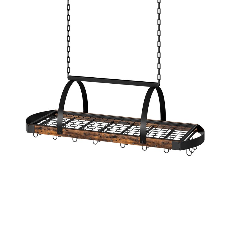 CHOEZON Hanging Pot Rack, Pot Hanger for Kitchen, Ceiling Mounted