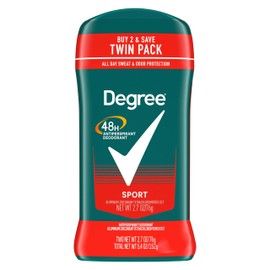 Degree Men Protection Antiperspirant Deodorant, Sport 2.7 oz (Pack of 2)