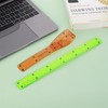 Grevosea 2 PCS Flexible Ruler Bendable Unbreakable Safe Soft Transparent