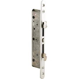 STB Sliding Glass Patio Door Lock, Mortise Type, 2-Point, 7-51/64" Screw Holes