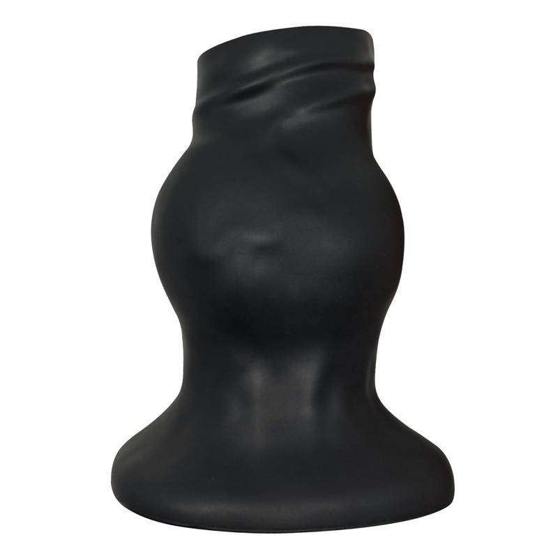 Super Big Hollow Anal Butt Plugs:Hollow Tunnel Liquid Silicone Anal
