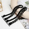 3 Pairs Dress Straps for Strapless Dress, Adjustable Heart Bra