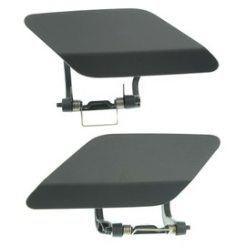 Azuresea Headlight Washer Cover for Benz for E350 4Matic/Base 2010-2013 & Bluetec 2011-2013 for E550 4Matic/Base 2010-2011 for E300 4Matic 2012-2013 13 Hybrid Set of 2 Left and Right Plastic