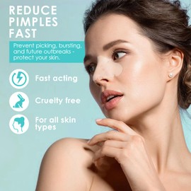 Pimple Patches Nose Pore Strips Large Spot Patches Spot Stickers Acne Treatment Absorbing Cover Invisible Blemish Cover Acne Dots for Fast Acting Skincare (20 Nose)