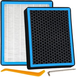 CP150 HEPA Cabin Air Filter With Activated Carbon For 2015-2022 Ford F150 F250 F350 F450 F550 Expedition, For 2015 2016 2017 2018 2019 2020 2021 2022 Ford F-150 F-250 F-350 F-450 F-550 Super Duty