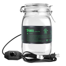 iPower 3" x 20" Seeding Heat Mat with Temperature Adjustable Knob and Thermometer, Durable Warm Hydroponic Plant Germination Starting Pad