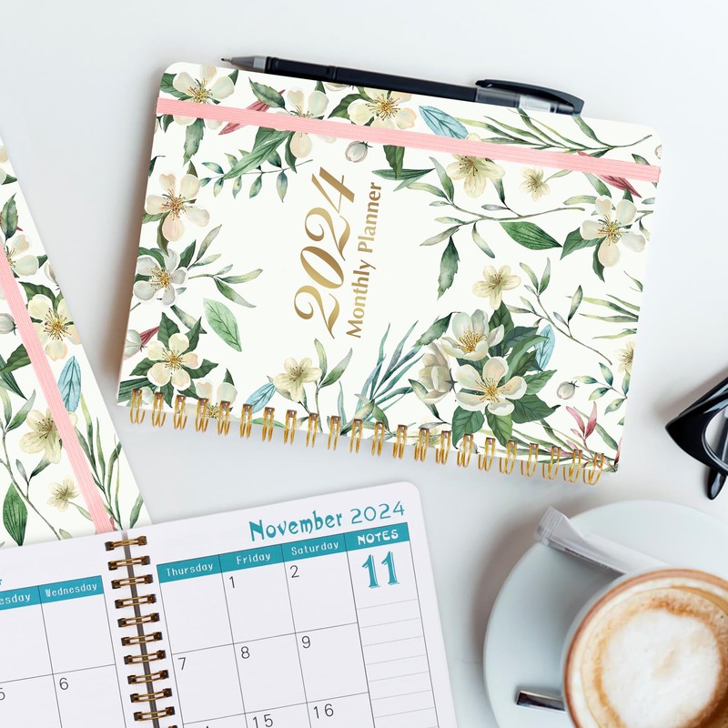 2024 Diary A5 Diary Week to View from Jan,2024 to